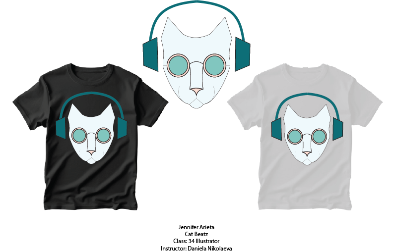 tshirt design created in Illustrator